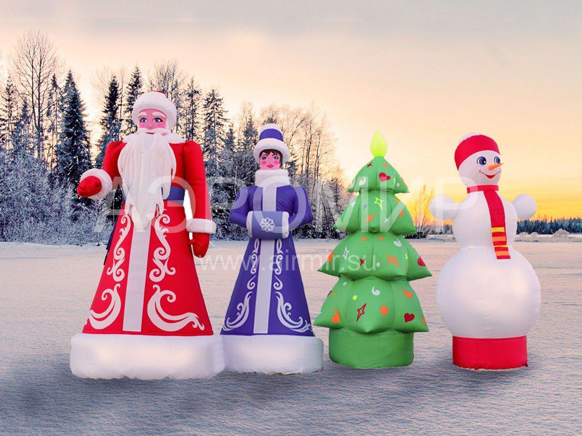 New Year's inflatable figures to order