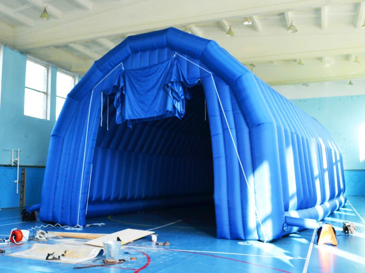 We make inflatable hangars to order